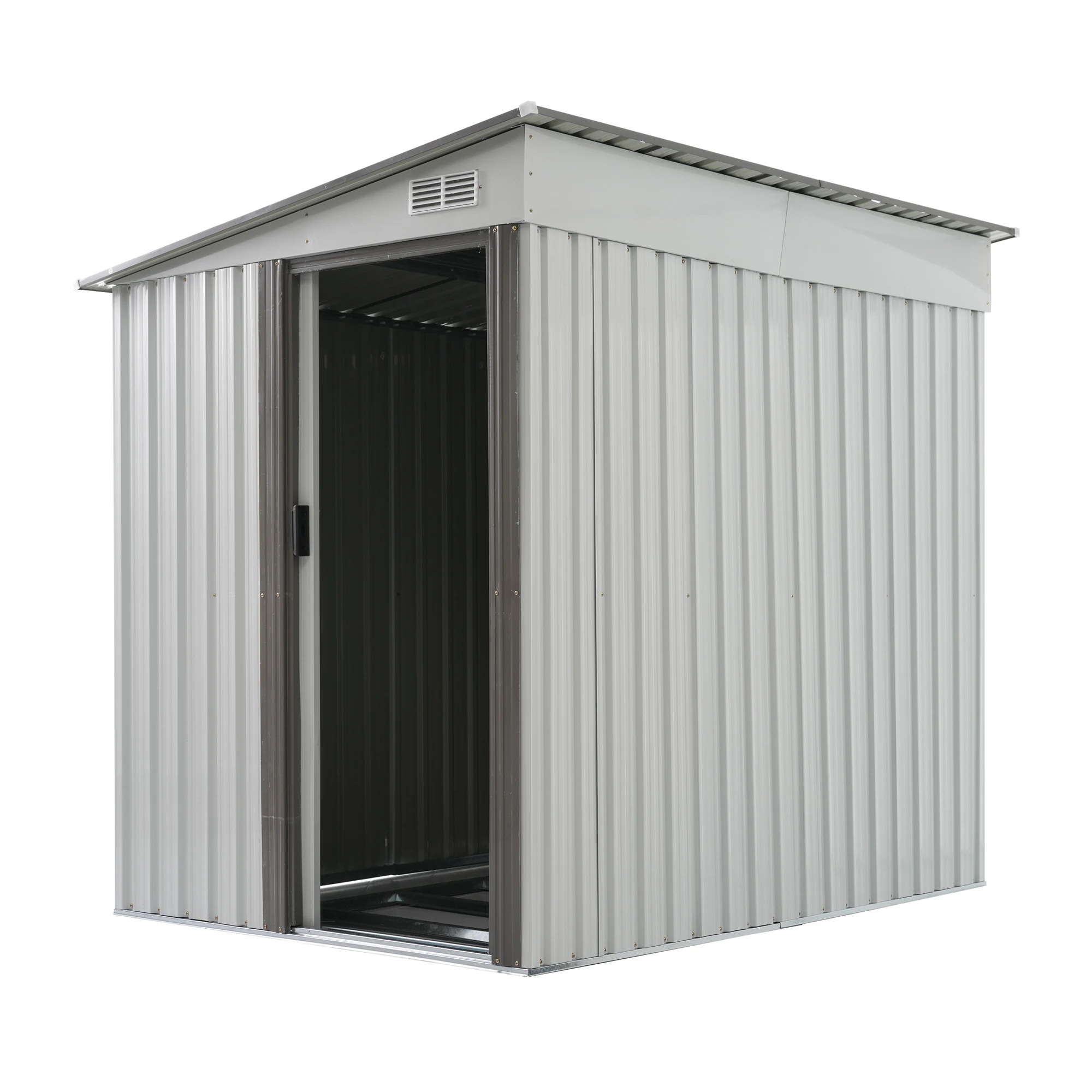 1861【可動棚付き】物置 屋外 スチール 倉庫 戸外収納庫 幅153*奥行き206*高181 可動棚付き 物置き おしゃれ 大型 収納庫 屋外物置 防さび ベランダ 防水 ドア 引戸 スチール物置 1861【可動棚付き】物置 屋外 スチール 倉庫 戸外収納庫 幅153*奥行き206*高181 可動棚付き 物置き おしゃれ 大型 収納庫 屋外物置 防さび ベランダ 防水 ドア 引戸 スチール物置