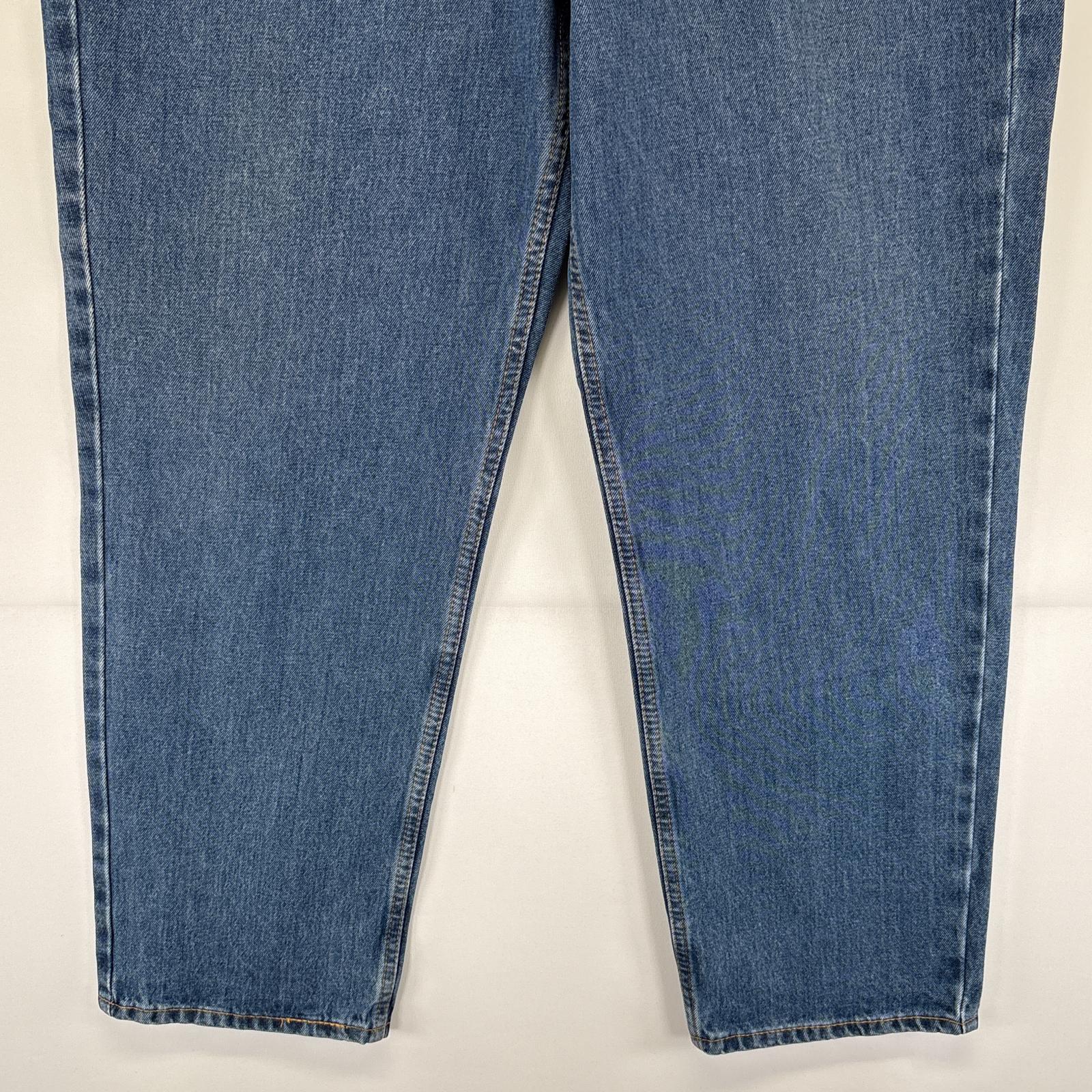 古着 デニムパンツ 550 テーパード ジーンズ ジーパン 5ポケット 長ズボン 大きいサイズ w38 L30 ブルー メンズ 古着 デニムパンツ 550 テーパード ジーンズ ジーパン 5ポケット 長ズボン 大きいサイズ w38 L30 ブルー メンズ