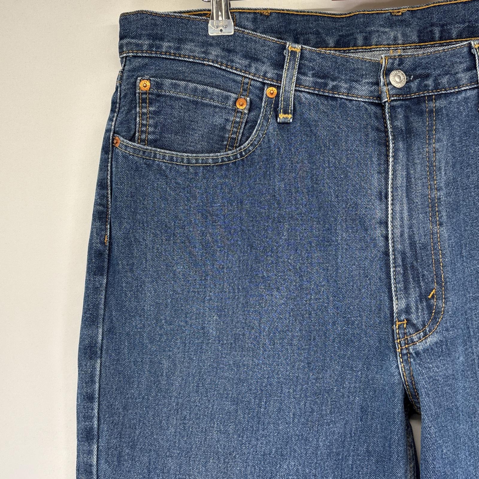 古着 デニムパンツ 550 テーパード ジーンズ ジーパン 5ポケット 長ズボン 大きいサイズ w38 L30 ブルー メンズ 古着 デニムパンツ 550 テーパード ジーンズ ジーパン 5ポケット 長ズボン 大きいサイズ w38 L30 ブルー メンズ