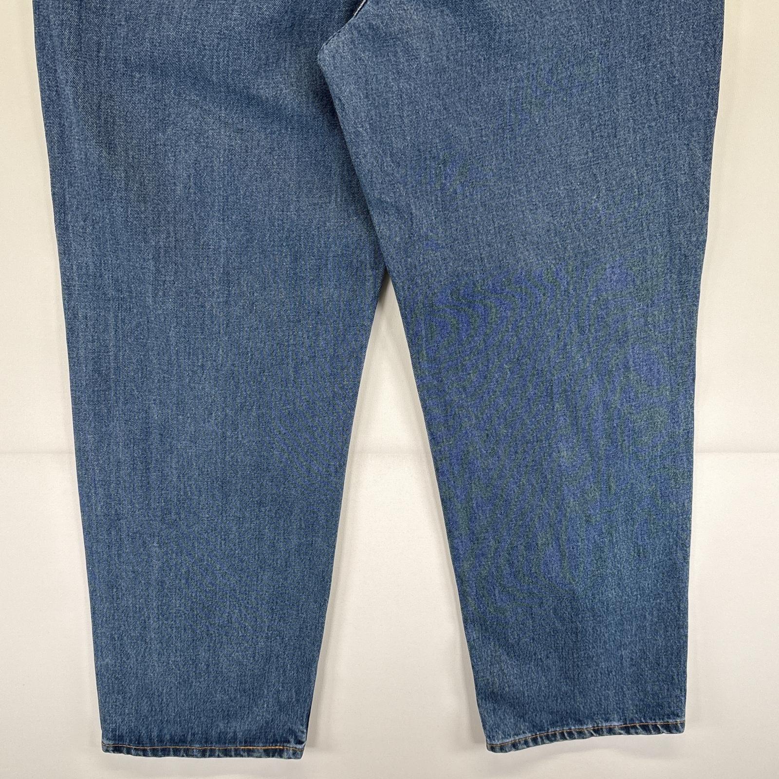 古着 デニムパンツ 550 テーパード ジーンズ ジーパン 5ポケット 長ズボン 大きいサイズ w38 L30 ブルー メンズ 古着 デニムパンツ 550 テーパード ジーンズ ジーパン 5ポケット 長ズボン 大きいサイズ w38 L30 ブルー メンズ