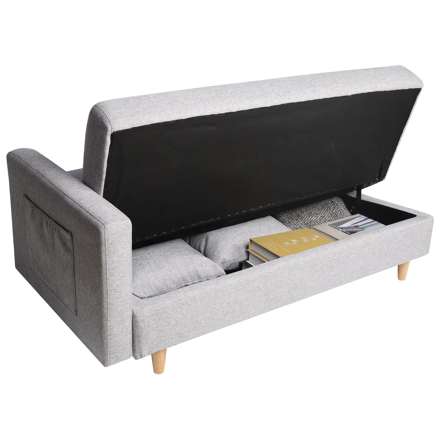 408ソファ ソファーベッド カウチソファ 3人掛け オットマン付き 多機能ソファ 左右側とも取り付けるアームレスト たくさん収納 レイアウト自由 クッション2個 408ソファ ソファーベッド カウチソファ 3人掛け オットマン付き 多機能ソファ 左右側とも取り付けるアームレスト たくさん収納 レイアウト自由 クッション2個