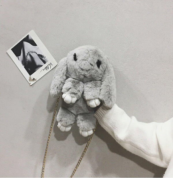 Qoo10] 6COLORウサちゃんぬいぐるみチェーン