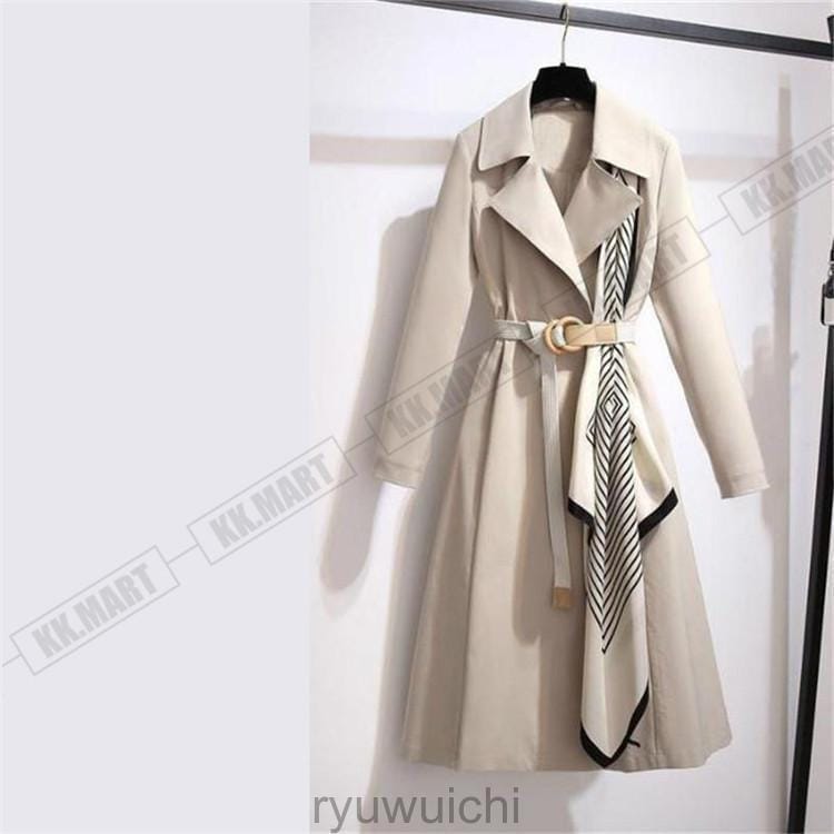 トレンチコート レディース スプリングコート ロング チュニック カジュアル 長袖 春秋 アウター ロングコート ゆったり オフィス きれいめ 上品