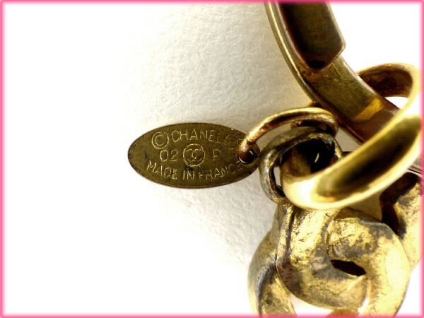 キーホルダー マドモアゼル ヴィンテージ ゴールド 中古 キーホルダー マドモアゼル ヴィンテージ ゴールド 中古