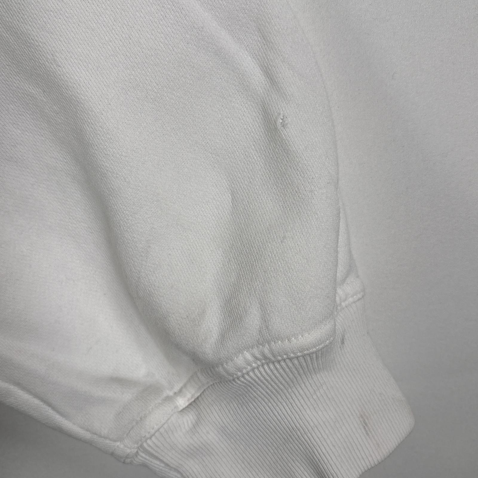 古着 90s/90年代 スウェット トレーナー ハーフジップ ワンポイントロゴ 大きいサイズ XL ホワイト メンズ 古着 90s/90年代 スウェット トレーナー ハーフジップ ワンポイントロゴ 大きいサイズ XL ホワイト メンズ