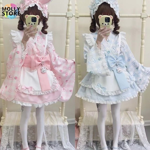 Qoo10] 超人気 ロリータ浴衣 ロリータ洋服 可愛