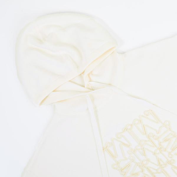 Max Mara マックスマーラ ニット トップス セーター ニット PAMIR パミール ピュア ウール フーディ レディース ホワイト ブラック オーバーサイズ フーディ