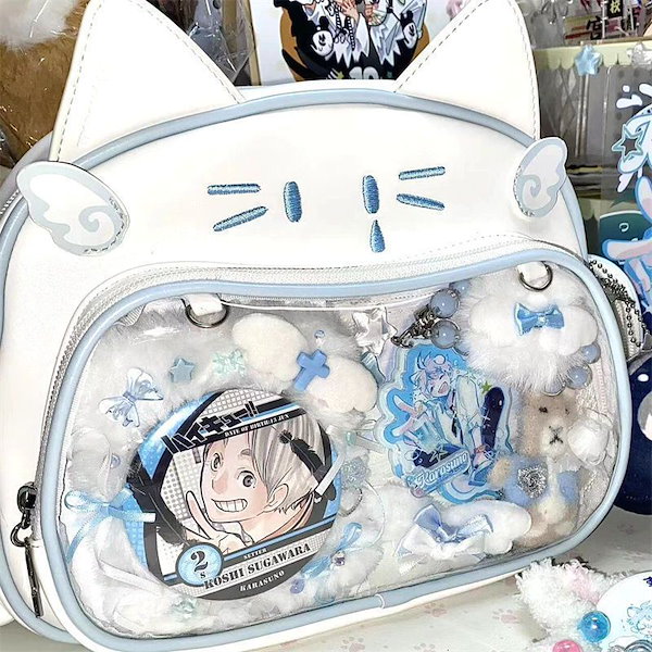 Qoo10] Y 2k千年ギャル痛包可愛いですね機械猫