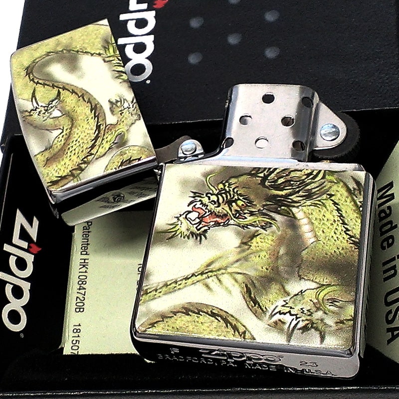 ZIPPO ライター 龍神 ジッポ 和柄 かっこいい 龍 おしゃれ ドラゴン 渋い 竜 メンズ ギフト プレゼント