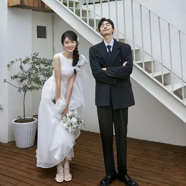 高品質 ウェディングドレス 結婚式 気質 花嫁 豪華 ドレス