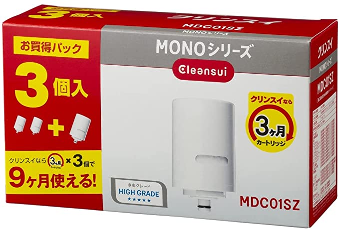 【セット買い】クリンスイ 浄水器 MONOシリーズ 本体 MD111-WT & MONOシリーズ MDC01SZ 交換用カートリッジ MDC01S 3個入 【セット買い】クリンスイ 浄水器 MONOシリーズ 本体 MD111-WT & MONOシリーズ MDC01SZ 交換用カートリッジ MDC01S 3個入