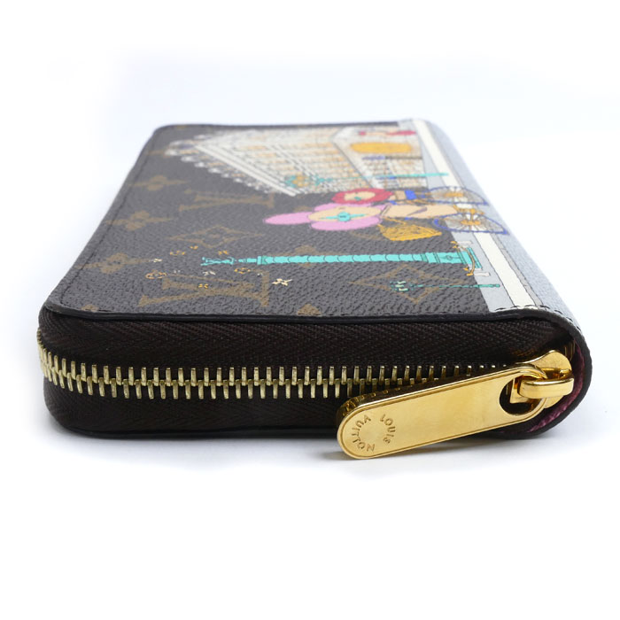 LOUIS VUITTON ルイ・ヴィトン ヴィヴィエンヌ ジッピーウォレット 長財布 ラウンドファスナー モノグラム ブラウン×ピンク M81544 IC レディース 中古 LOUIS VUITTON ルイ・ヴィトン ヴィヴィエンヌ ジッピーウォレット 長財布 ラウンドファスナー モノグラム ブラウン×ピンク M81544 IC レディース 中古