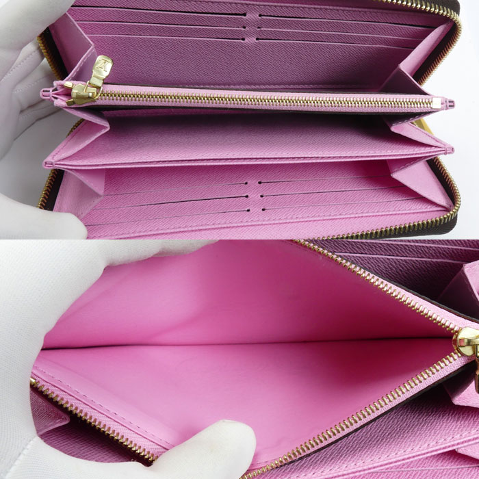 LOUIS VUITTON ルイ・ヴィトン ヴィヴィエンヌ ジッピーウォレット 長財布 ラウンドファスナー モノグラム ブラウン×ピンク M81544 IC レディース 中古 LOUIS VUITTON ルイ・ヴィトン ヴィヴィエンヌ ジッピーウォレット 長財布 ラウンドファスナー モノグラム ブラウン×ピンク M81544 IC レディース 中古