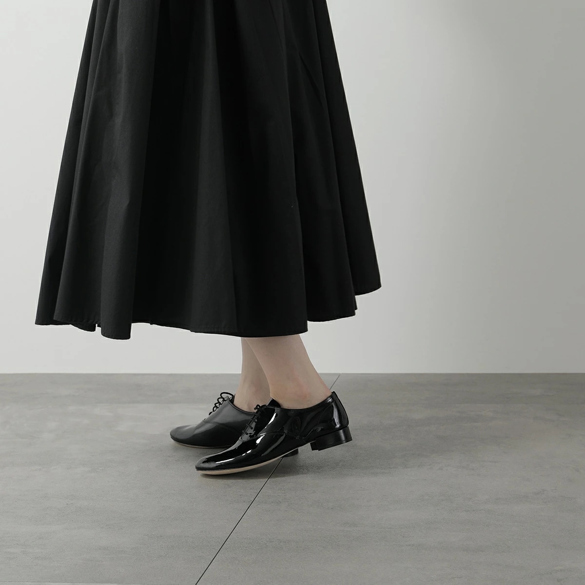 repetto レペット シューズ Zizi Oxford Shoes V377V レディース オックスフォードシューズ レースアップ パテントレザー 靴 410/Noir【NEW SIZE】