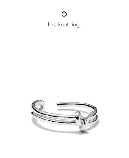 ☆送料・関税込☆HANNA543★R510 リング★韓国人気★ Qoo10] HANNA543 IU着用リング指輪 line knot