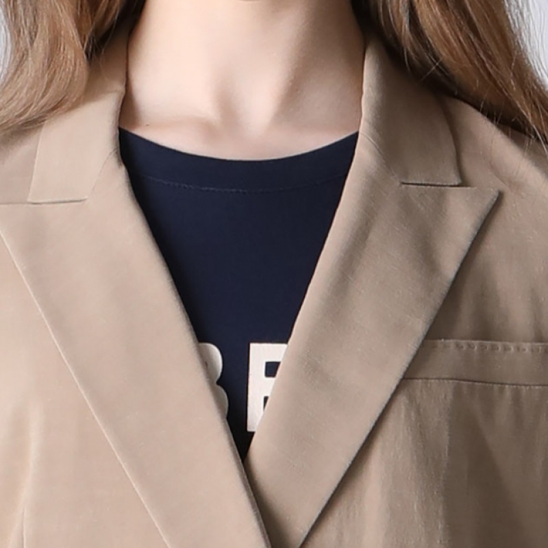 (Sshes Miss) メアリーリネンテーラードシングルジャケット (Sshes Miss) メアリーリネンテーラードシングルジャケット