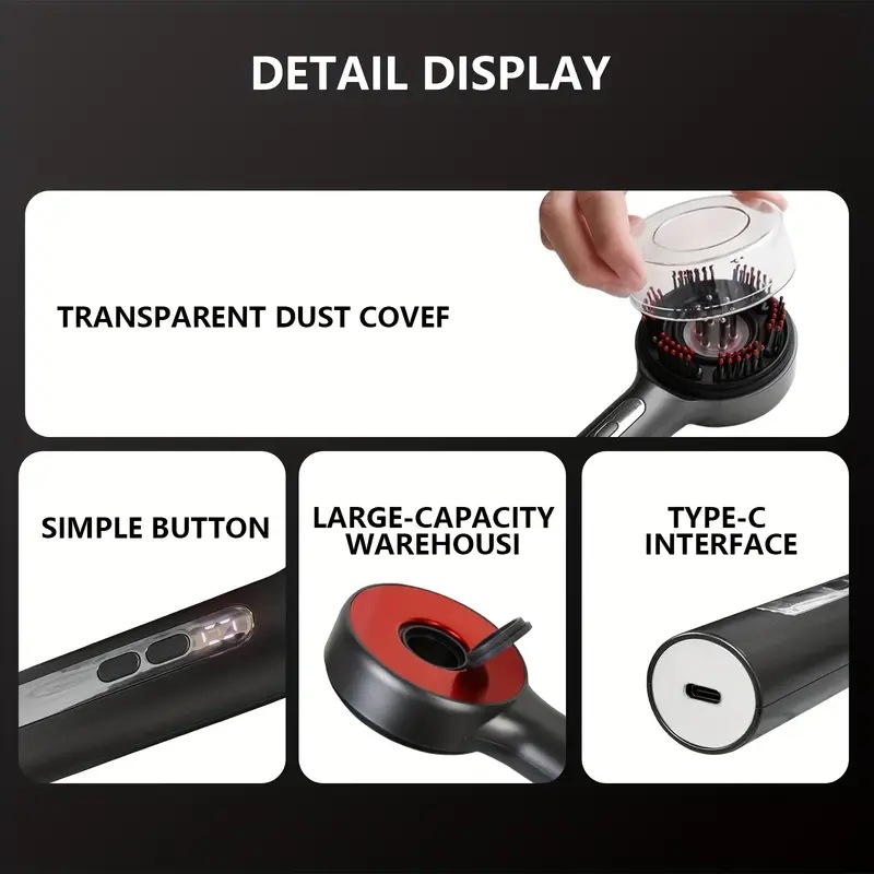 便利な家庭用電気頭皮マッサージャー多機能マッサージコーム - 彼女家族親戚友人への完璧なバレンタインデーや誕生日のギフト 便利な家庭用電気頭皮マッサージャー多機能マッサージコーム - 彼女家族親戚友人への完璧なバレンタインデーや誕生日のギフト