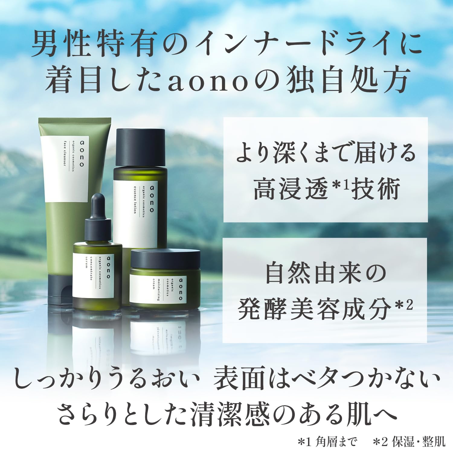 aono(アオノ) コンセントレートセラム [ 美容液 ] [ オーガニック ] [ メンズスキンケア ]