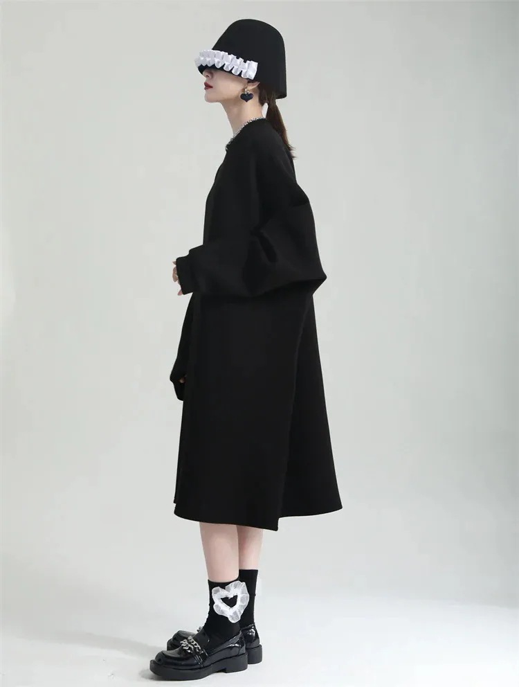 【上品】 花飾り 春ワンピ スウェット ゆる 長袖 体型カバー クローバー シンプル レディース ワンピース 日焼け止め ドレス メガ割 【上品】 花飾り 春ワンピ スウェット ゆる 長袖 体型カバー クローバー シンプル レディース ワンピース 日焼け止め ドレス メガ割