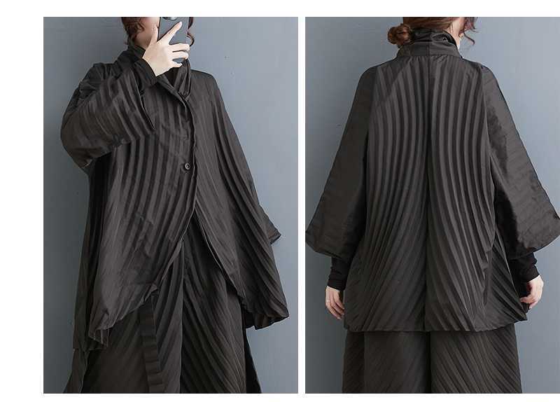 上下セット 大きいサイズ 黒 シワ ゆったり レディース カジュアル セットアップ 体型カバー