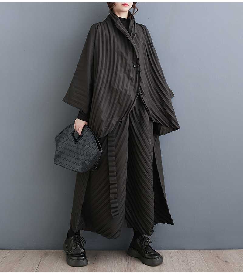 上下セット 大きいサイズ 黒 シワ ゆったり レディース カジュアル セットアップ 体型カバー
