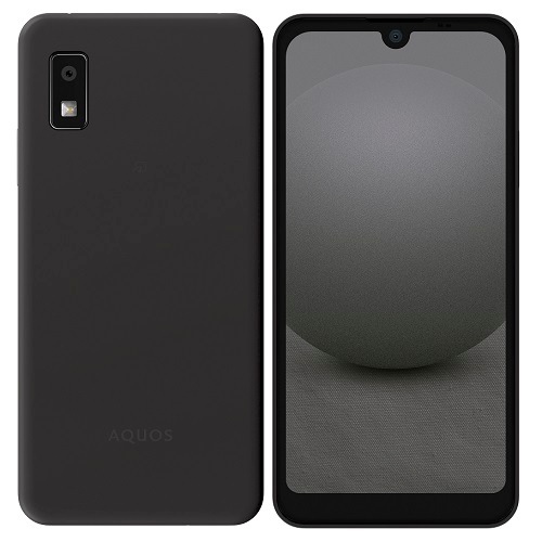 SIMフリー AQUOS wish3[楽天版] 【中古(未使用品)】 ブラック 本体 SHM25AWB イオンモバイル