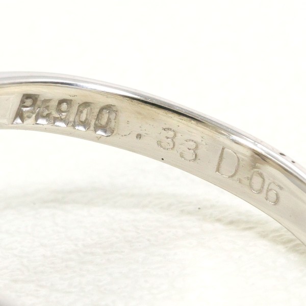PT900 プラチナ リング 指輪 8.5号 ダイヤ 0.33 0.06 ジュエリー 中古 PT900 プラチナ リング 指輪 8.5号 ダイヤ 0.33 0.06 ジュエリー 中古
