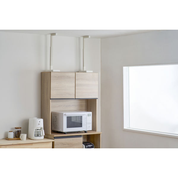 （まとめ買い）家具転倒防止耐震バー 突っ張りタイプ Mサイズ 2本入 KTTB-M [x3]