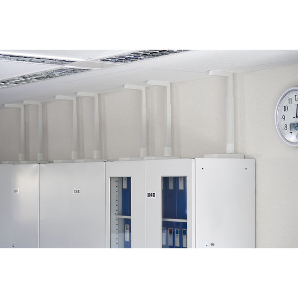 （まとめ買い）家具転倒防止耐震バー 突っ張りタイプ Mサイズ 2本入 KTTB-M [x3]