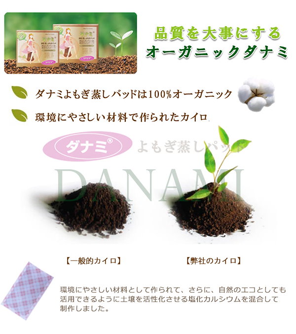 Qoo10] ダナミ 6箱（60枚）よもぎ蒸しパッドよもぎパッ