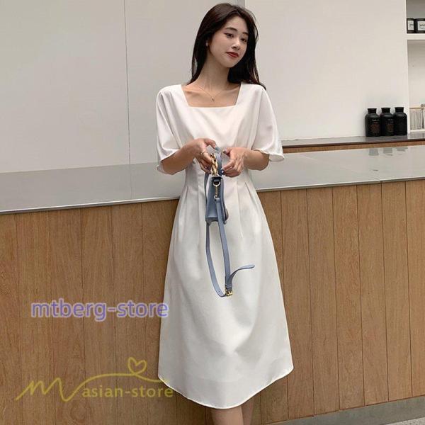 ワンピース レディース 春 夏 半袖 サマーワンピース 着痩せ 無地 カジュアル 大きいサイズ 上品 Aラインワンピース 韓国風 シフォン 通勤 通学 お出かけ 大人 ワンピース レディース 春 夏 半袖 サマーワンピース 着痩せ 無地 カジュアル 大きいサイズ 上品 Aラインワンピース 韓国風 シフォン 通勤 通学 お出かけ 大人