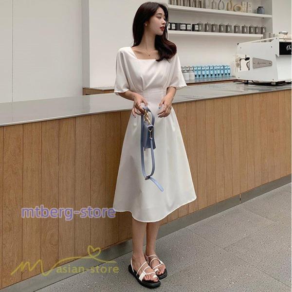 ワンピース レディース 春 夏 半袖 サマーワンピース 着痩せ 無地 カジュアル 大きいサイズ 上品 Aラインワンピース 韓国風 シフォン 通勤 通学 お出かけ 大人 ワンピース レディース 春 夏 半袖 サマーワンピース 着痩せ 無地 カジュアル 大きいサイズ 上品 Aラインワンピース 韓国風 シフォン 通勤 通学 お出かけ 大人