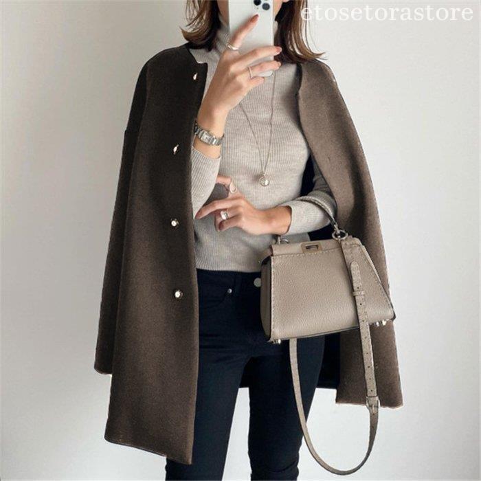 超目玉新品 コート レデイース 秋冬 長袖 トップス オーバーコート レディース 上着 ガウン 無地 折り襟 秋 ゆったり 体型カパー カジュアル 超目玉新品 コート レデイース 秋冬 長袖 トップス オーバーコート レディース 上着 ガウン 無地 折り襟 秋 ゆったり 体型カパー カジュアル