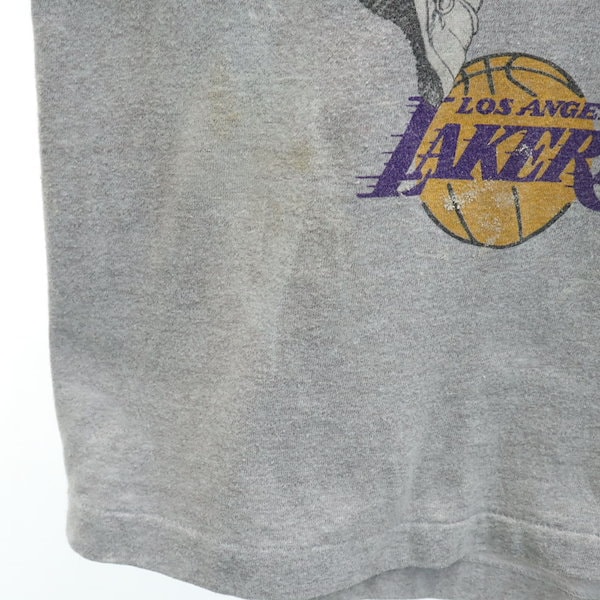 NBA マジックジョンソン　ビンテージ　Tシャツ　90s SALEM 古着 90s USA製 NBA マジック ジョンソン Tシャツ パープル M 150