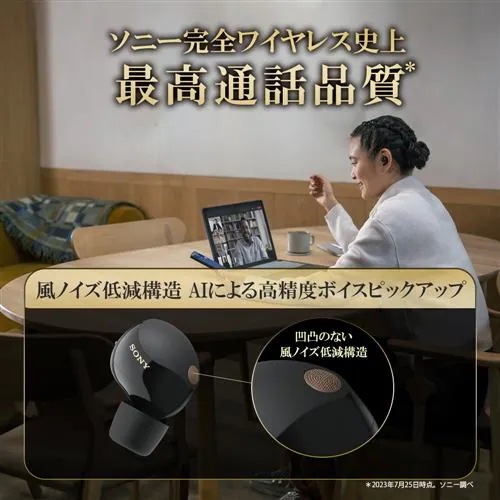 【推奨品】ソニー WF-1000XM5 ワイヤレスノイズキャンセリングイヤホン 2023年モデル ブラック 【推奨品】ソニー WF-1000XM5 ワイヤレスノイズキャンセリングイヤホン 2023年モデル ブラック