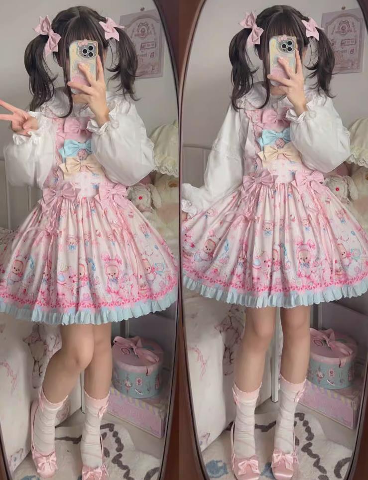 【新作登場 最安値!】129ロリータ ワンピース　 ゴスロリ コスプレ メイド服 コスチューム 文化祭 学園祭 衣装 仮装 ハロウィン おすすめ 可愛い ドレス　日常　写真　舞台　花嫁　洋服_5