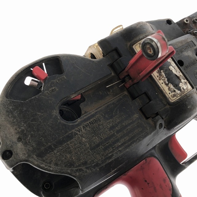used MAX マックス 14.4V 充電式鉄筋結束機 リバータイア RB-399A 本体のみ コードレス バッテリー式 リバータイヤ 100352