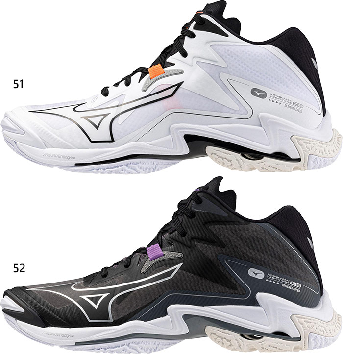 2E幅 メンズ レディース ウエーブライトニング Z8 MID バレーボールシューズ ミドルカット ミッド V1GA2405 2E幅 メンズ レディース ウエーブライトニング Z8 MID バレーボールシューズ ミドルカット ミッド V1GA2405