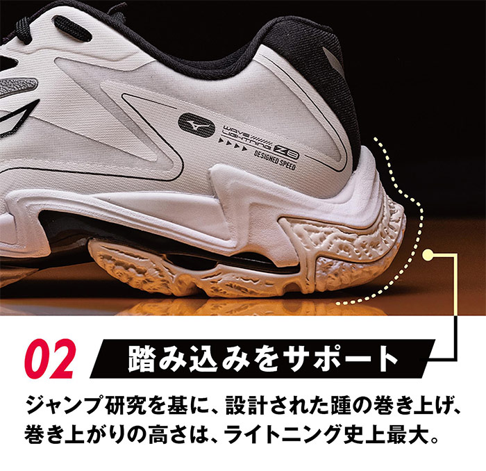 2E幅 メンズ レディース ウエーブライトニング Z8 MID バレーボールシューズ ミドルカット ミッド V1GA2405 2E幅 メンズ レディース ウエーブライトニング Z8 MID バレーボールシューズ ミドルカット ミッド V1GA2405