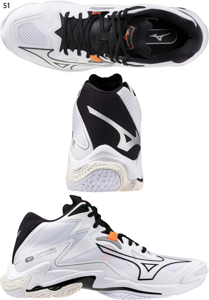 2E幅 メンズ レディース ウエーブライトニング Z8 MID バレーボールシューズ ミドルカット ミッド V1GA2405 2E幅 メンズ レディース ウエーブライトニング Z8 MID バレーボールシューズ ミドルカット ミッド V1GA2405