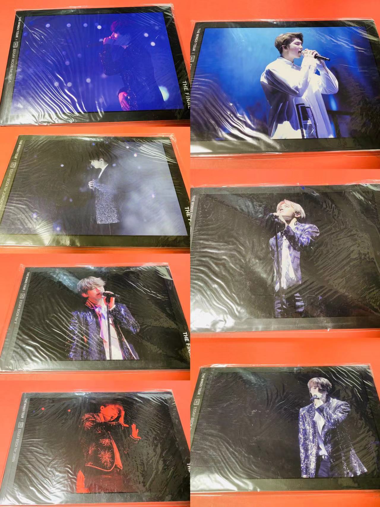 BTS wings tour the final 　ソウルコン 限定　エッセイブック メンバー選択 ジョングク テヒョン ソクジン ユンギ ジミン