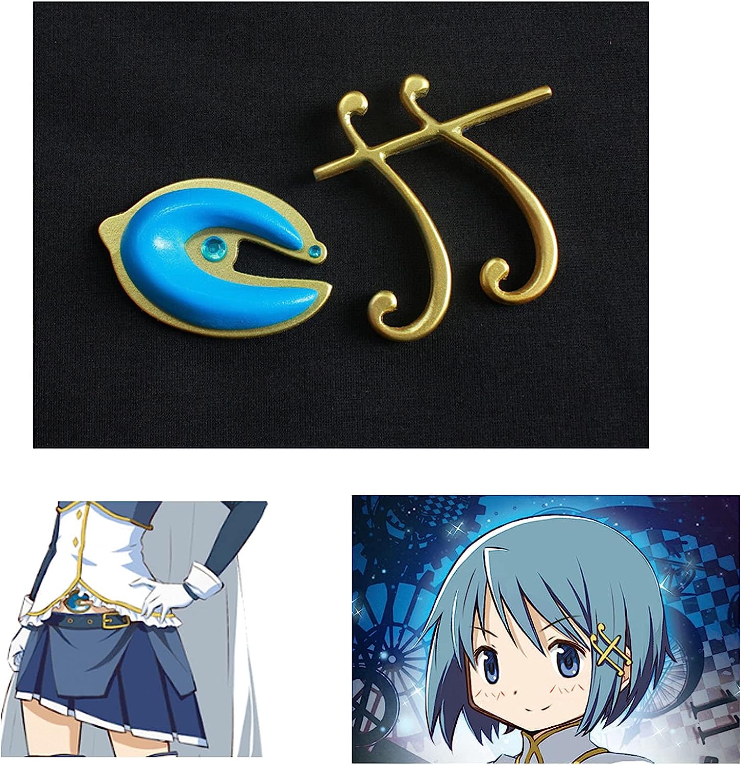 コスプレ衣魔法少女まどかマギカ樹さやか靴髪飾りウィッグ付きイベントパーティー変演出服クリスマスパーティー コスプレ衣魔法少女まどかマギカ樹さやか靴髪飾りウィッグ付きイベントパーティー変演出服クリスマスパーティー