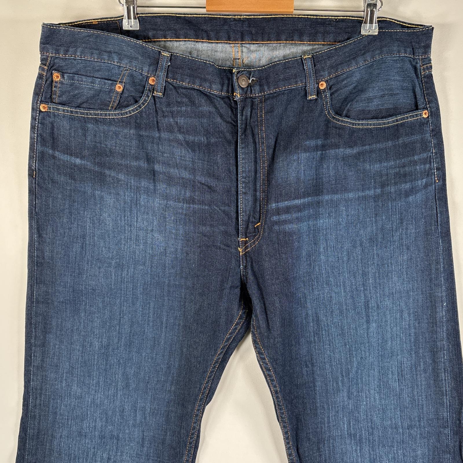 古着 デニムパンツ 505 ブルーデニム ジーンズ ジーパン ストレート 大きいサイズ w42 L30 インディゴブルー メンズ