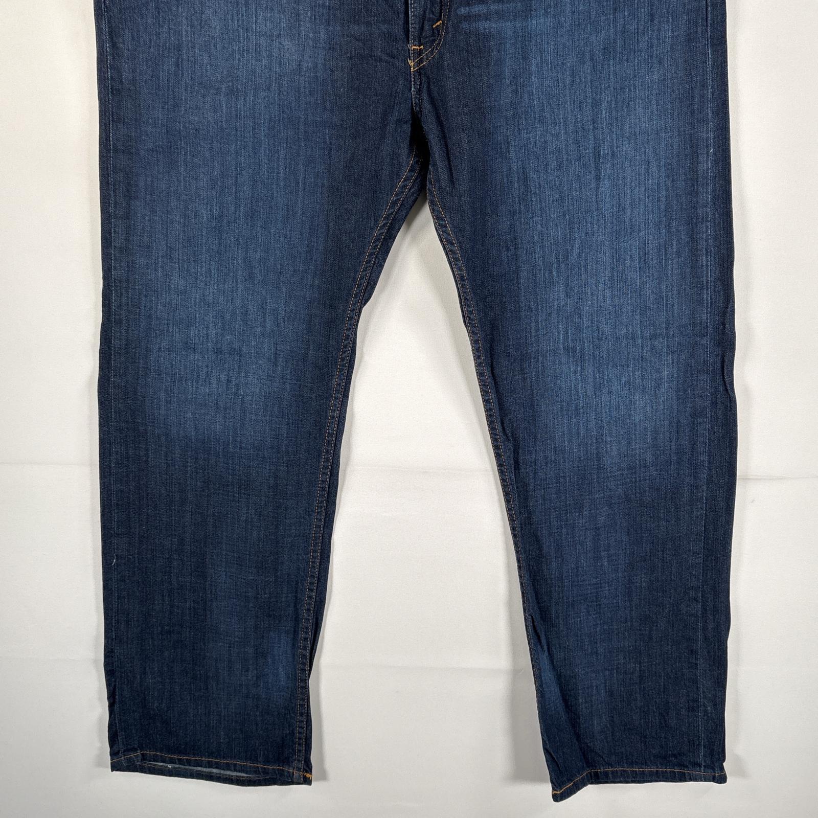 古着 デニムパンツ 505 ブルーデニム ジーンズ ジーパン ストレート 大きいサイズ w42 L30 インディゴブルー メンズ