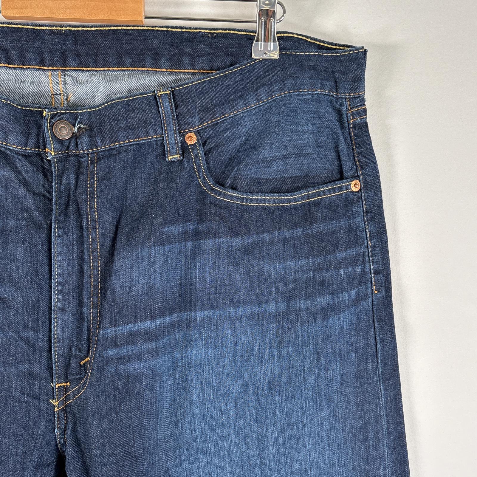 古着 デニムパンツ 505 ブルーデニム ジーンズ ジーパン ストレート 大きいサイズ w42 L30 インディゴブルー メンズ