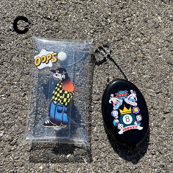 Qoo10] クリアポーチ 小物入れ ラバーコインケー