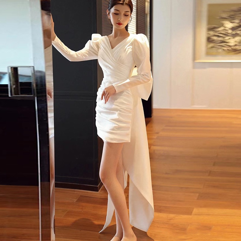 ワンピース2024作イブニングドレス誕生パーティーホワイトシンプル花嫁ロングドレス着痩せショット丈ドレスお呼ばれドレスフォーマルドレス同窓会ドレス同窓会ワンピーお呼ばれ ワンピース2024作イブニングドレス誕生パーティーホワイトシンプル花嫁ロングドレス着痩せショット丈ドレスお呼ばれドレスフォーマルドレス同窓会ドレス同窓会ワンピーお呼ばれ