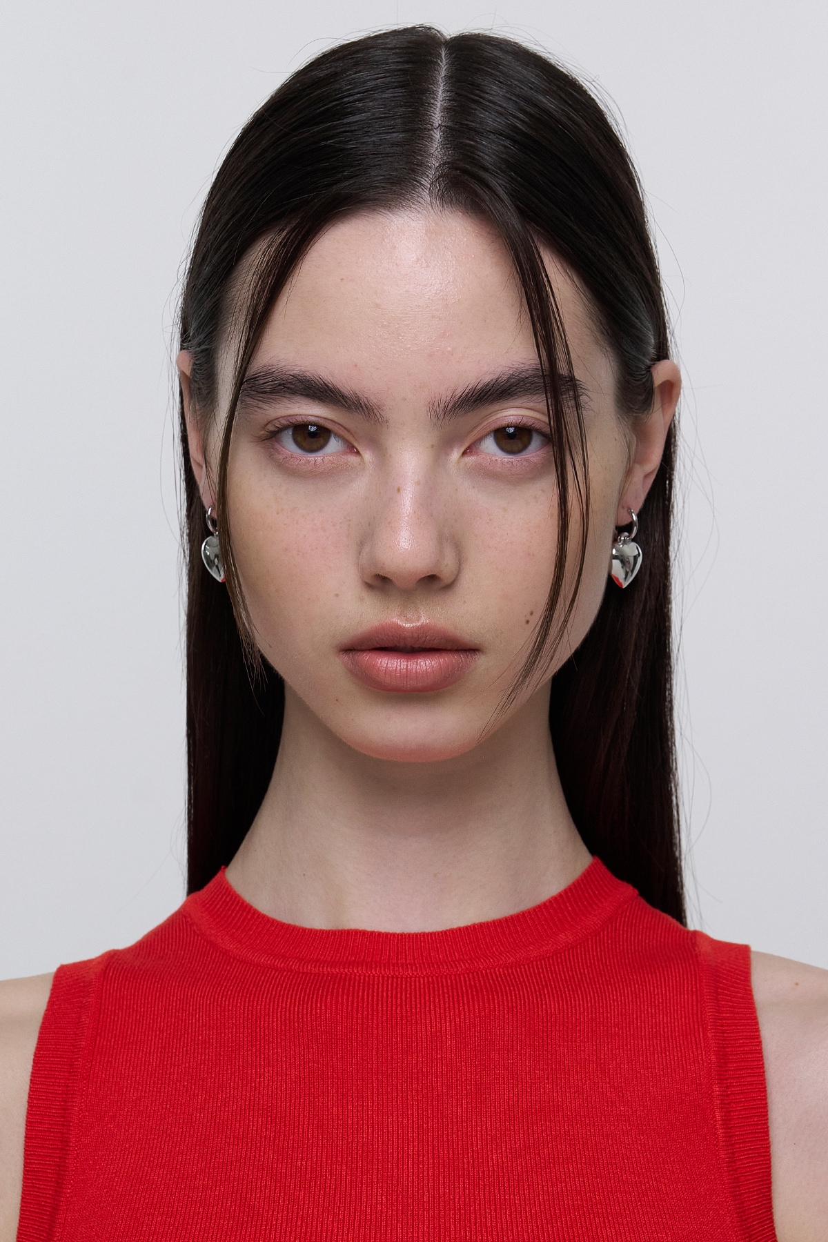 MONDAY EDITION HEART DROP PENDANT EARRINGS ピアス