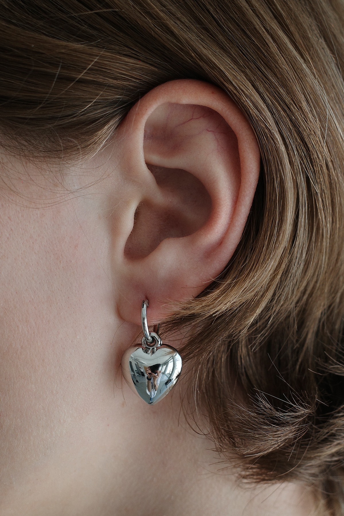 【MONDAY EDITION】Heart drop pendant earrings / ピアス MONDAY EDITION HEART DROP PENDANT EARRINGS ピアス