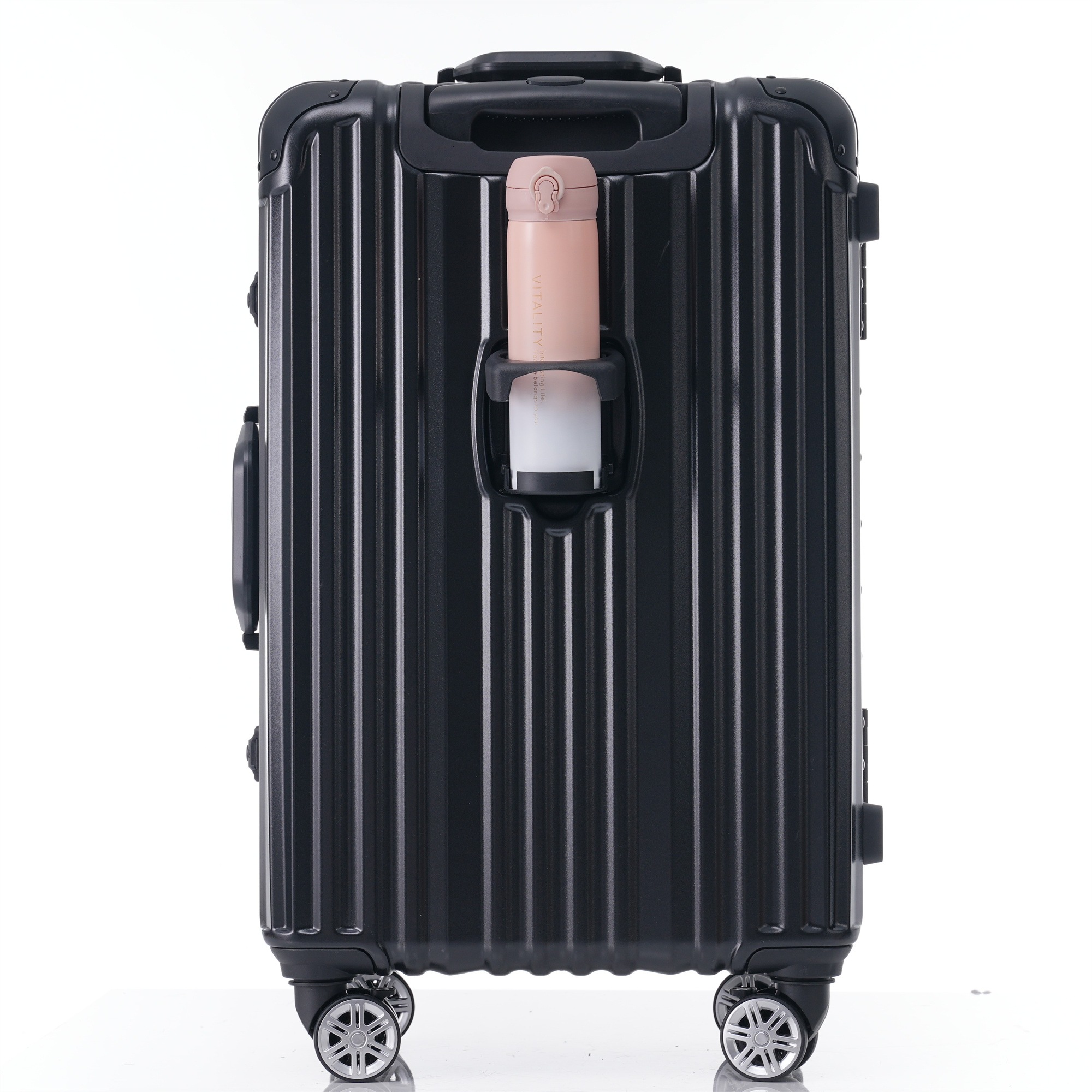 【2枚購入で100円OFF】スーツケース Mサイズ アルミ ストッパー付き USBポートドリンクホルダー キャリーケース キャリーバッグ 3日~7日 中型 トートバッグ ハンドバッグ レディース バッ 【2枚購入で100円OFF】スーツケース Mサイズ アルミ ストッパー付き USBポートドリンクホルダー キャリーケース キャリーバッグ 3日~7日 中型 トートバッグ ハンドバッグ レディース バッ